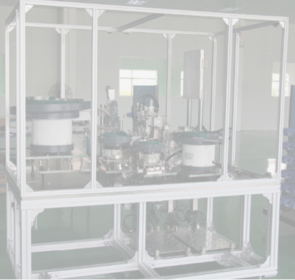 Auto handle damper assembly machine